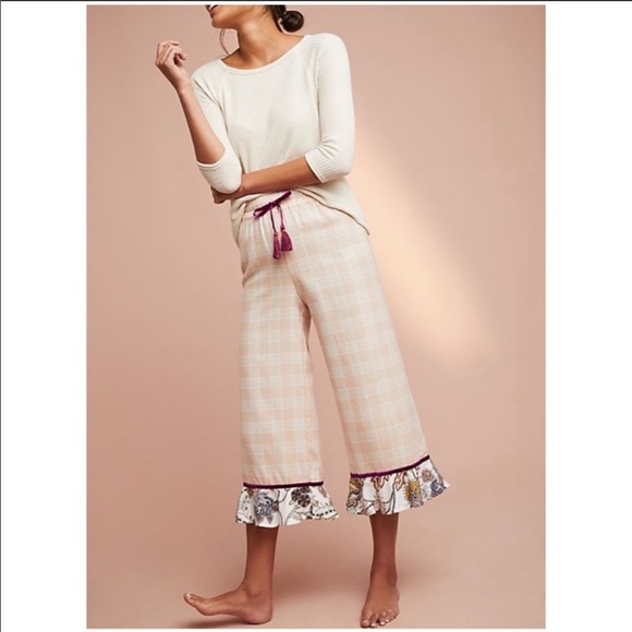 Anthropologie Floreat Patchwork Sleep Pants NWT pj - Picture 3 of 5